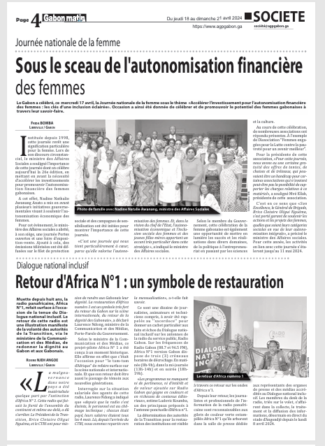 Sous le sceau de l'autonomisation financière