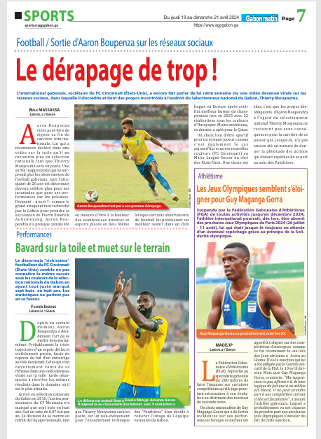 Le dérapage de trop !